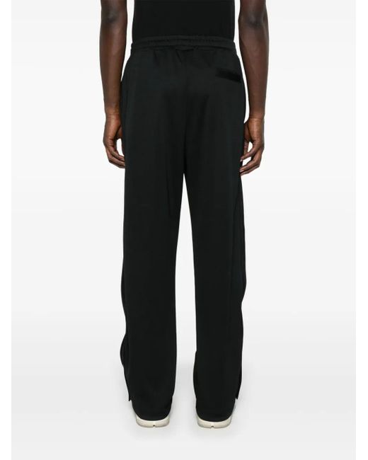 Gcds Black Button-Detail Track Pants for men