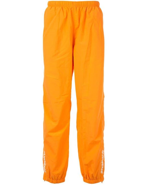Pantalon de jogging Warm Up Supreme pour homme en coloris Orange