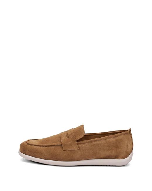 Frau White Mocassins Urban Ease À Bout Carré for men