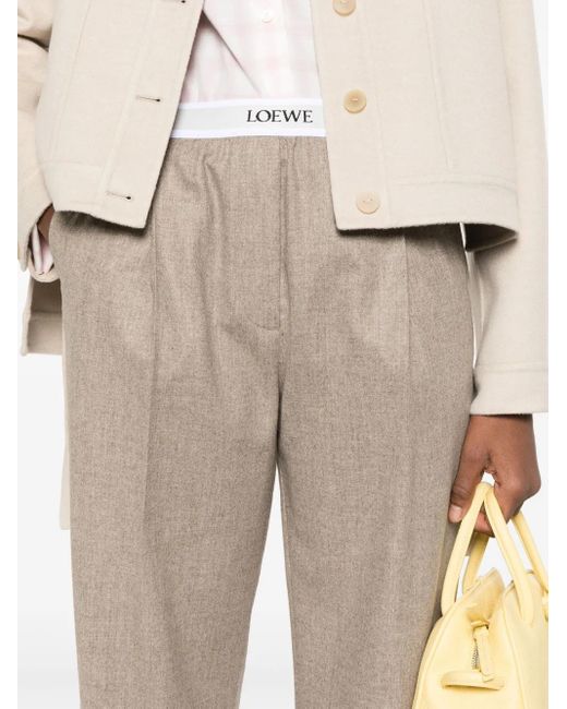 Loewe Gray Hose Mit Meliertem Effekt