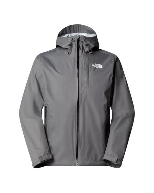 The North Face Gray Alta Vista Waterproof Hooded Jacket for men