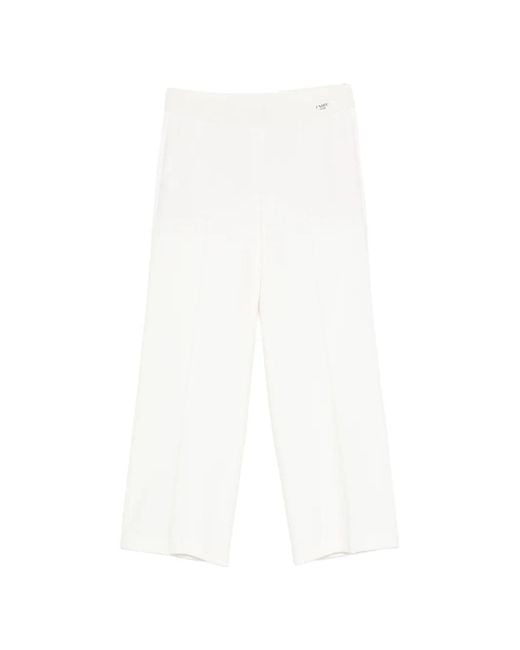 Cambio White Cameron Trousers