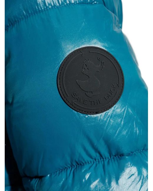 Save The Duck Blue Biddy Hooded Puffer Jacket