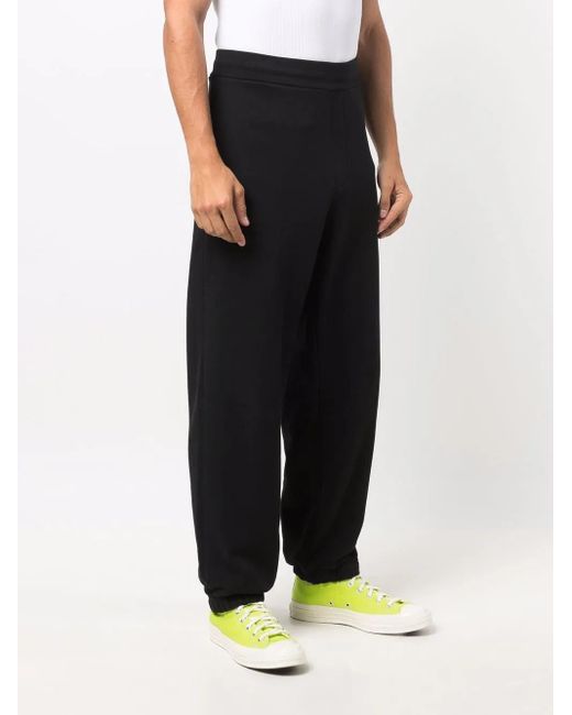 MSGM Black Jogger Pants for men