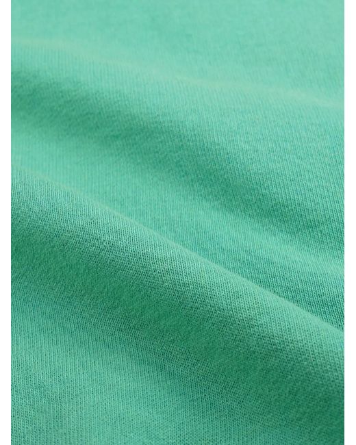 Sporty & Rich Green Upper East Side Cotton Sweatshirt