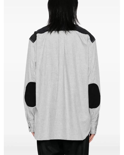Junya Watanabe Black Quilted Shirt for men