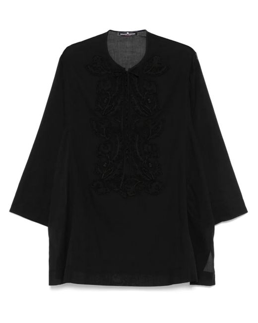 Ermanno Scervino パッチディテール ミニドレス Black