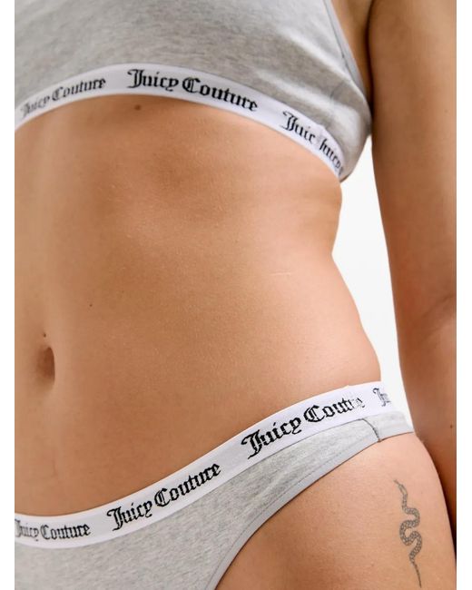 Juicy Couture White Brassière À Bande Logo