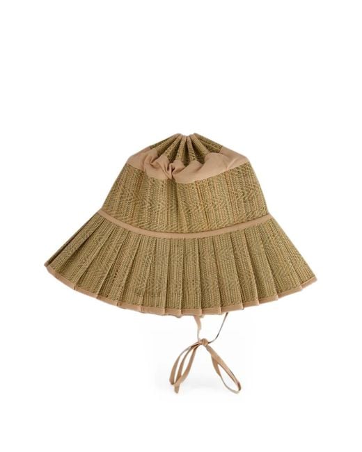 Lorna Murray Metallic Capri Geometric-Pattern Hat