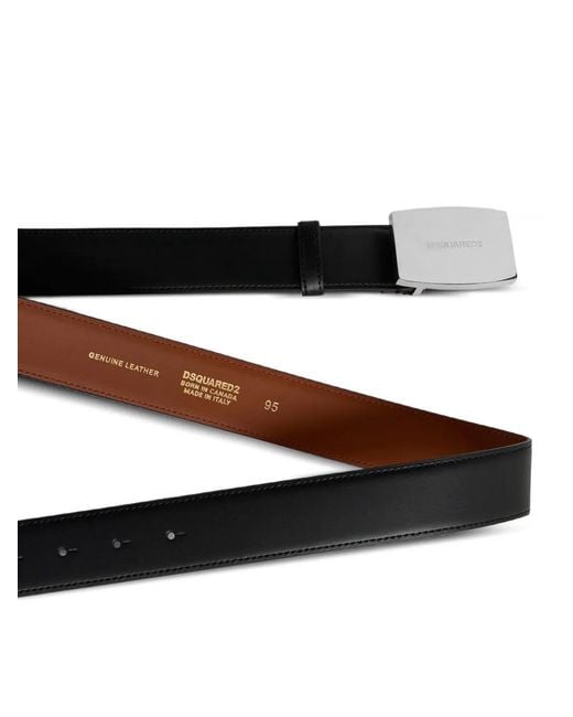 DSquared² Black Classic Belt for men