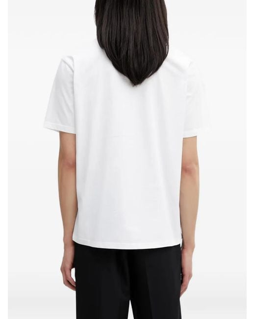Barbour White Oversized T-Shirt for men