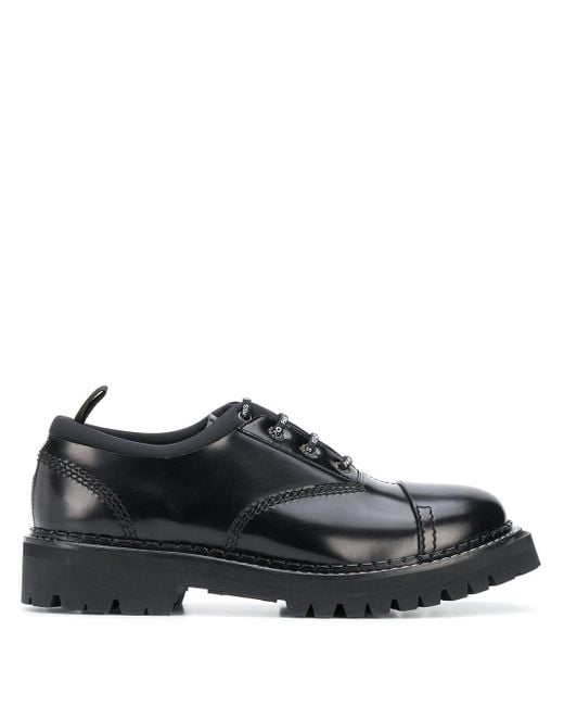 KENZO Black Chunky Oxford Shoes for men