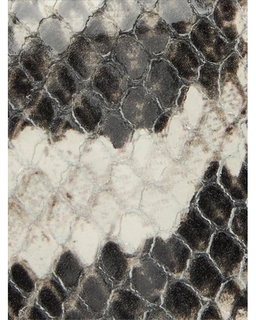 Roberto Cavalli White Python-Print Pumps