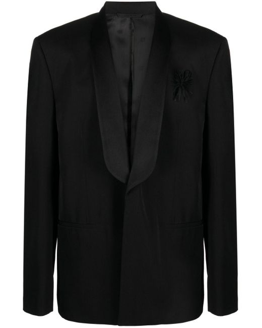 Blazer con cuello esmoquin Givenchy de hombre de color Black