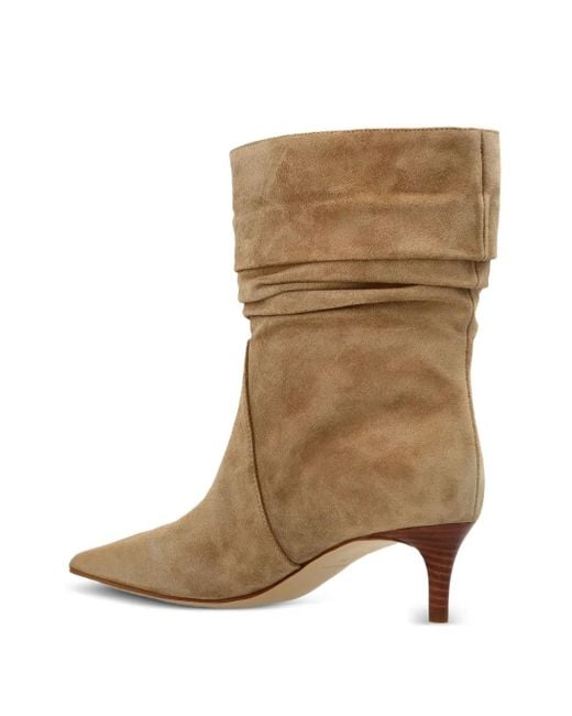 MICHAEL Michael Kors Brown 50Mm Ruched Pointed-Toe Boots
