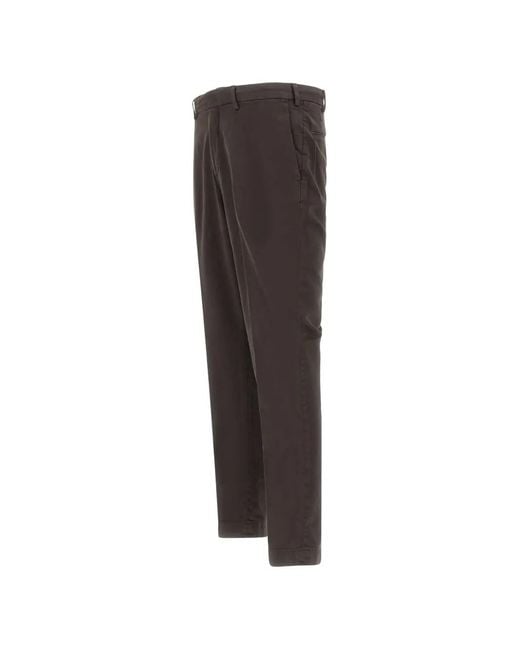 Devore Gray Concealed-Closure Trousers for men