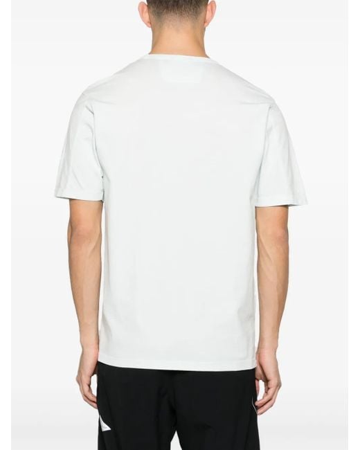 C P Company T-Shirt Met Logoprint in het White voor heren
