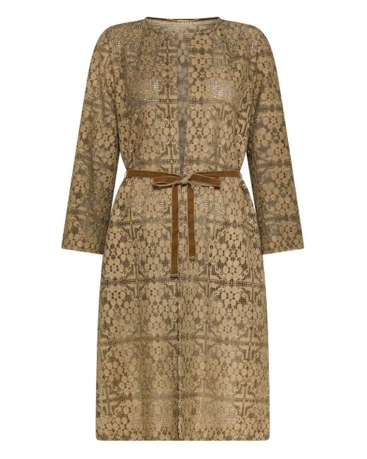 Cappotto Con Nodo di Seventy in Natural