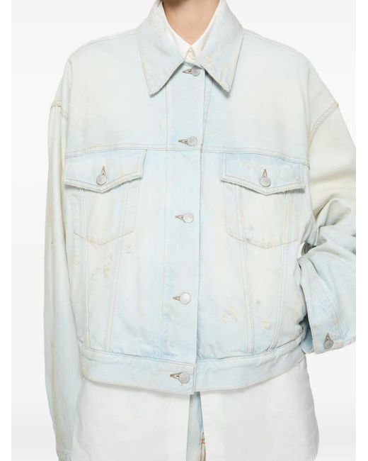 Chaqueta Vaquera Acne de color White
