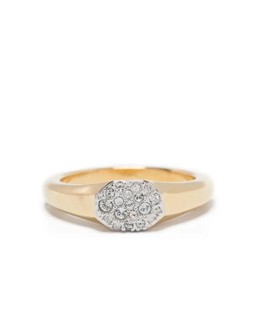 Swarovski White Dextera Mixed-Cut Crystals Ring