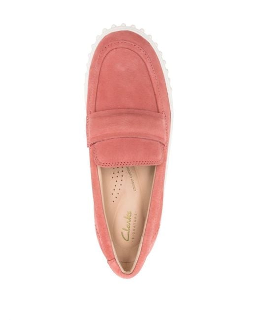 Clarks Mayhill Cove ローファー Pink