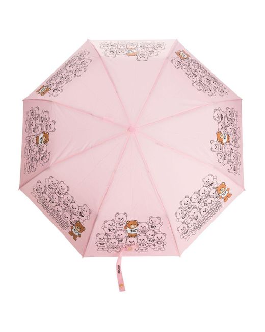 Moschino Paraplu Met Teddybeerprint in het Roze | Lyst NL
