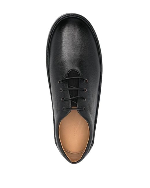 Marsèll Black Slip-on Leather Derby Shoes for men