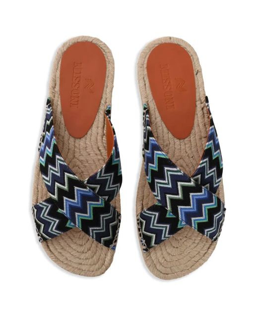 Missoni Blue Naxos Slides for men