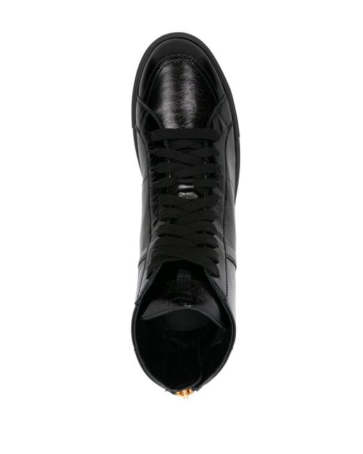 Moschino Sneakers mit Knitteroptik in Black für Herren