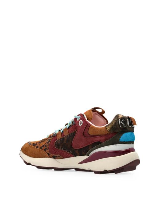Kurt Geiger Brown Logo-Appliqué Sneakers