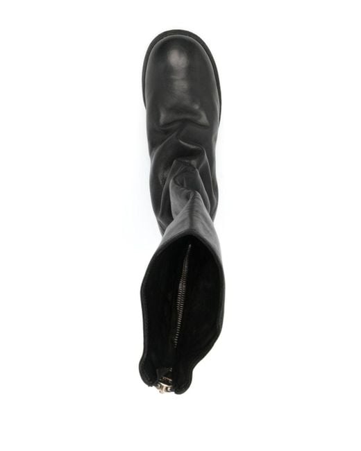 Botas con tacón de 45 mm Guidi de color Black