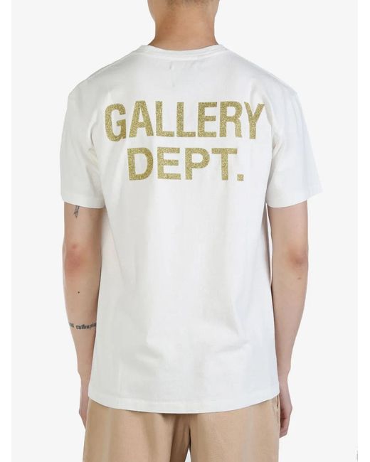 GALLERY DEPT. White Vitamin D Cotton T-Shirt for men
