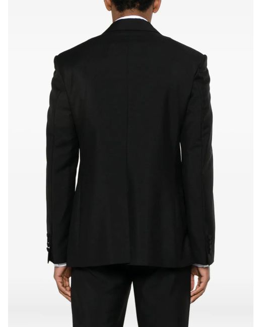 Blazer Con Solapa De Esmoquin Givenchy de hombre de color Black