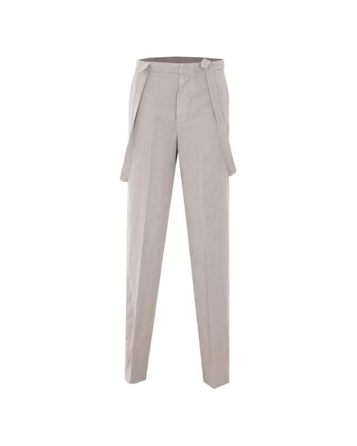 Dondup Gray Removable Lace Trousers