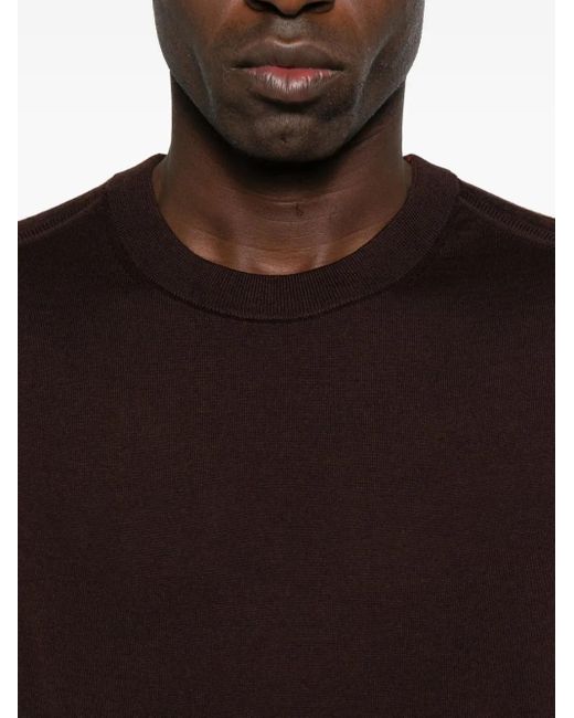 Paul Smith Wollen Trui Met Ronde Hals in het Black voor heren