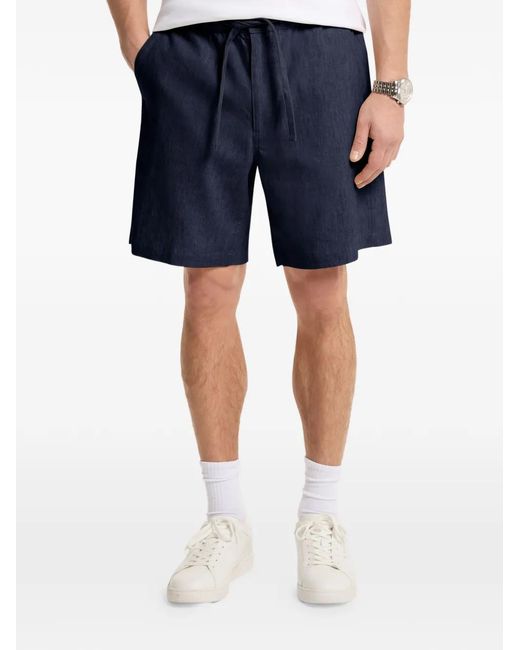 Michael Kors Blue Drawstring Shorts for men