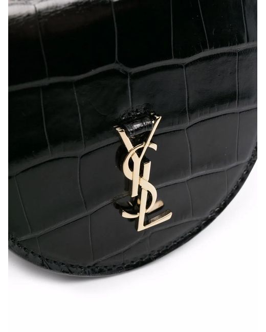 Saint Laurent Mini-Tas Met Logoplakkaat in het Black