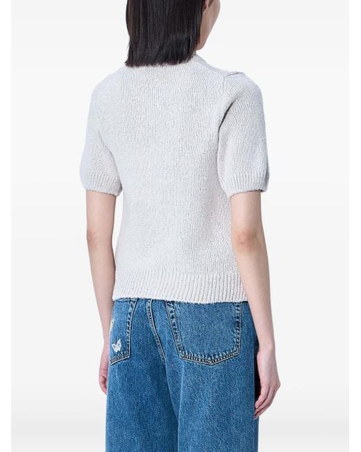 Our Legacy シルク ニットトップ Blue