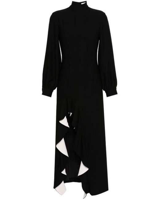 Robe longue Ellie Raquel Diniz en coloris Black
