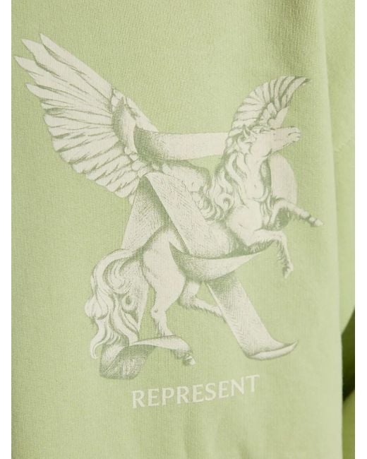 Hoodie Elegance Represent pour homme en coloris Green