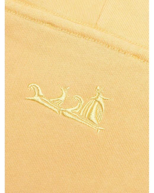Lanvin Pink Ombre Palm-Tree Hoodie for men