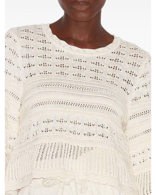 Isabel Marant Natural Azelia Sweater