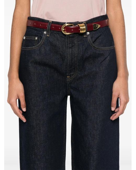 Loulou de Saison Blue Samur Straight-Leg Jeans