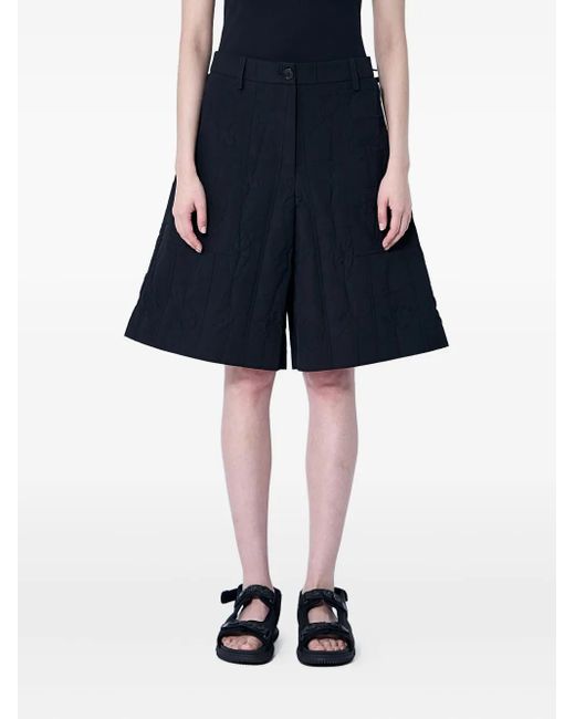 CECILIE BAHNSEN Annika キルティング ハーフパンツ Blue