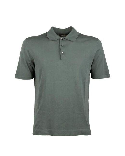 Altea Poloshirt Met Knopen in het Green voor heren