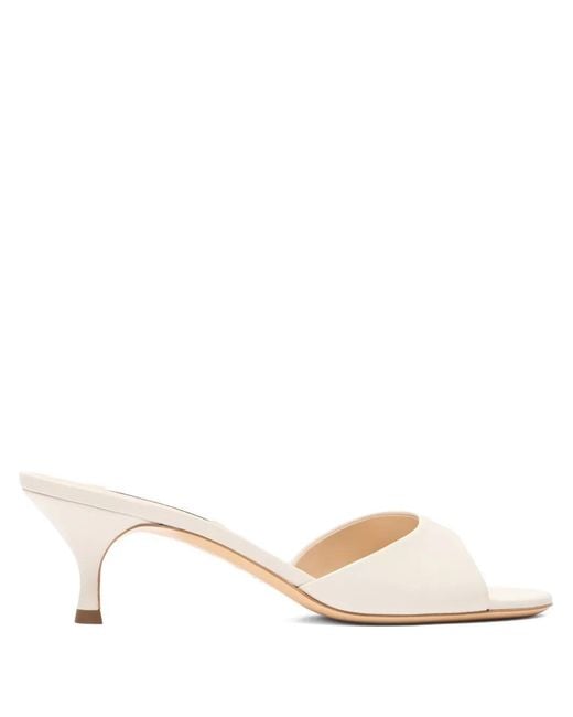 Casadei Natural 50Mm Open-Toe Mules
