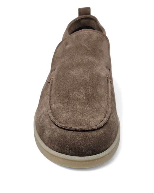 Henderson Brown Pull-Tab Loafers for men