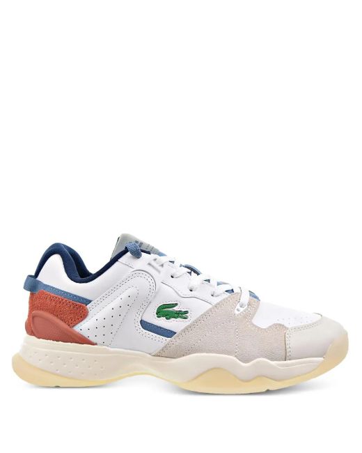 Lacoste Blue T-Point Panelled Sneakers for men