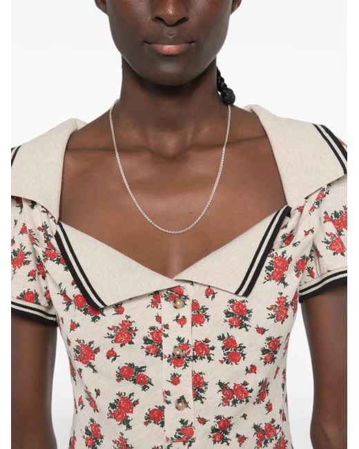 Vivienne Westwood White Monday Floral-Print Top