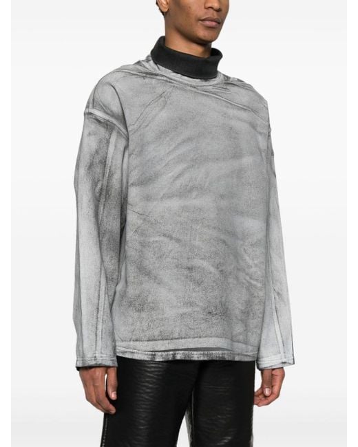 Diesel reflective detail sweatshirt deals